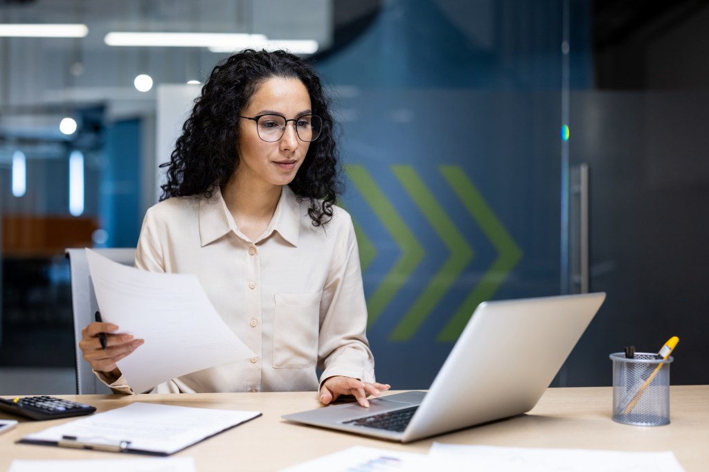 An investor incorporating a hedging strategy to her portfolio.